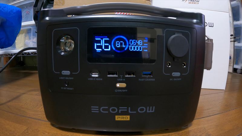 ポータブル電源 EcoFlow RIVER Pro 導入 - 道具
