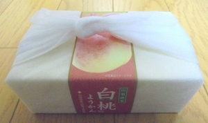 山梨銘菓白桃ようかん