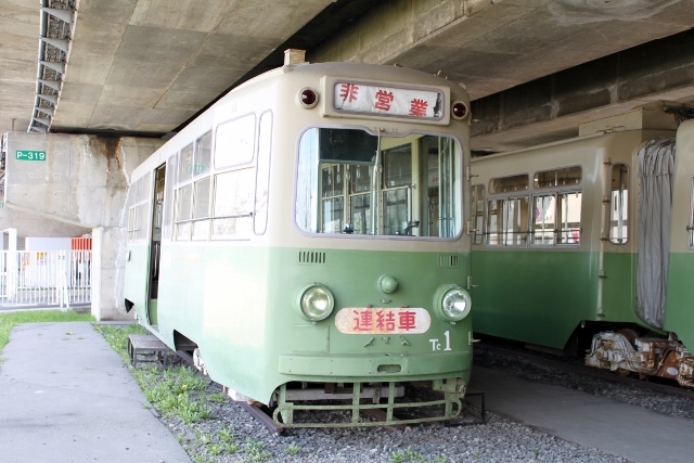 親子電車M101の子Tc１が保存されている札幌市交通資料館の紹介。 - 札