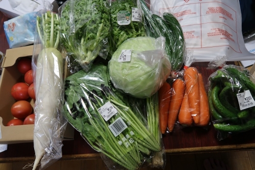 ヤタローさんで買った野菜