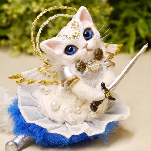 □【羊毛フェルト】猫人形 - またたびちと＠羊毛フェルト犬猫人形