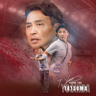 Tatsuma Yoshida, head coach of the Singapore national football team, has quit his post