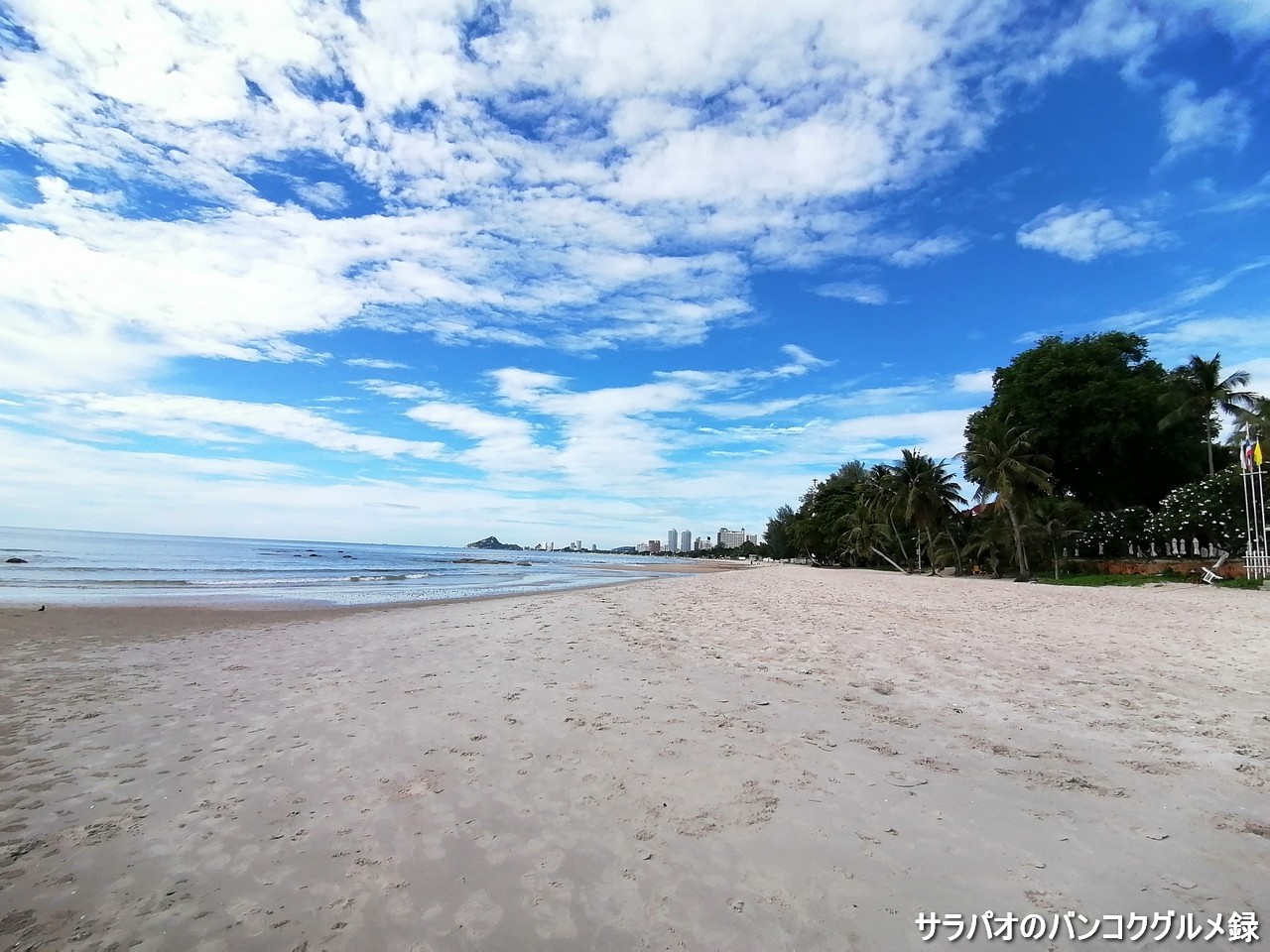 キアンビーチは人が少なく静かなおすすめビーチ　in　ホアヒン