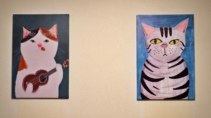 猫　絵画　アート