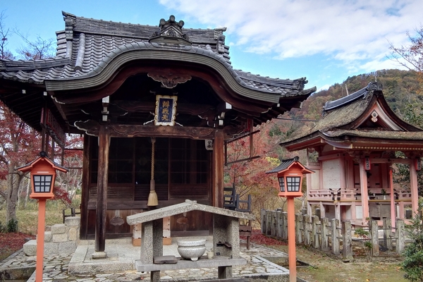 弁天堂と北野神社
