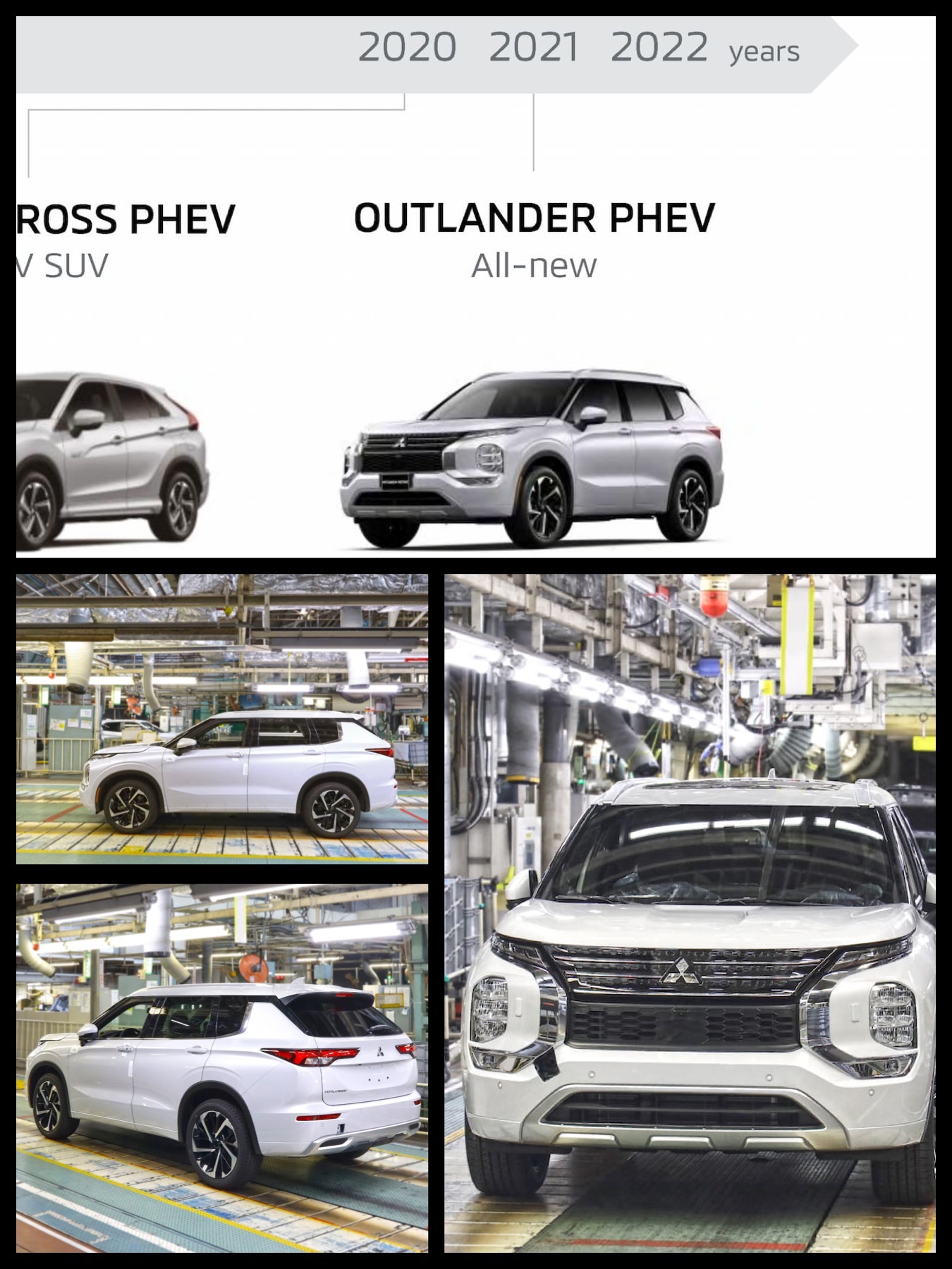 三菱新型アウトランダーPHEV 発売　生産Mitsubishi outlander phev 2021