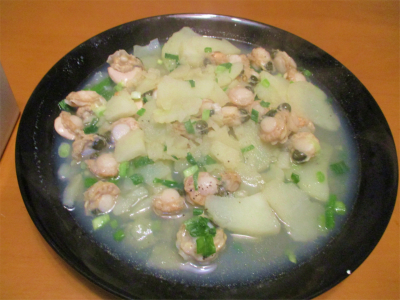 201206ミニホタテとポテトのスープ煮