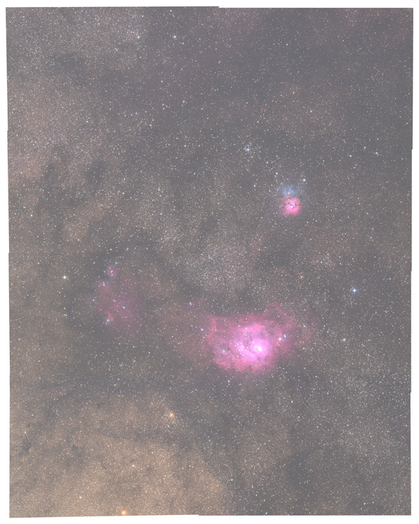 M8 M20 夏 星雲 天の川